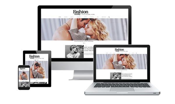 Fashion Weekly responsive web design
