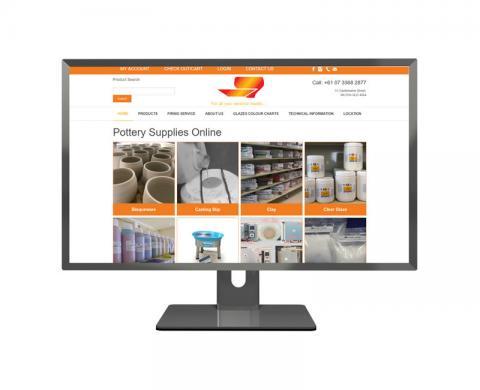Pottery Supplies Online - ecommerce website