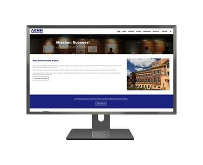 Venn Constructions Website Design