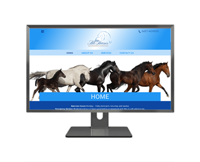 All Horses Veterinary Services Website