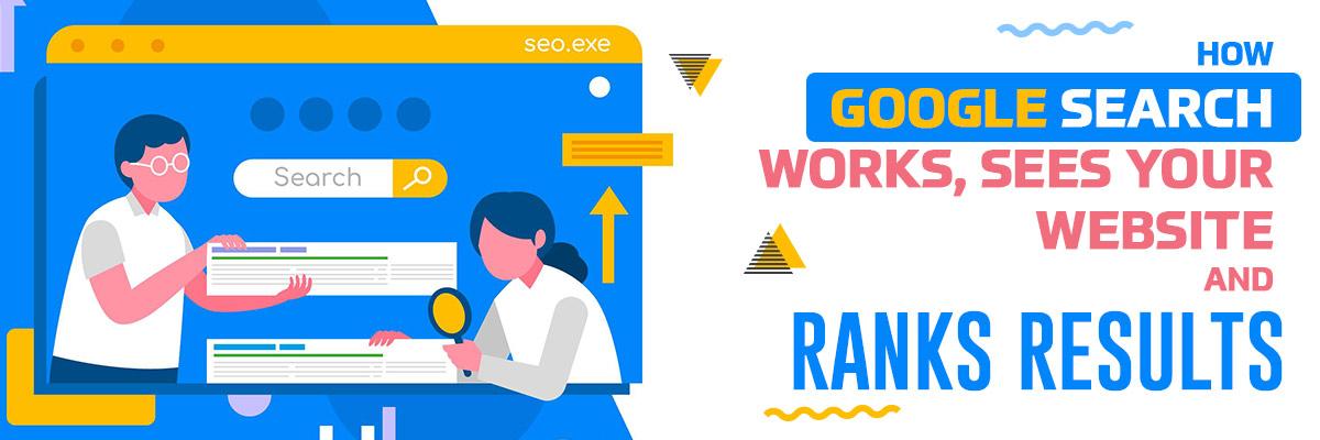 Google Search: Google Sees Your Website and Ranks Results
