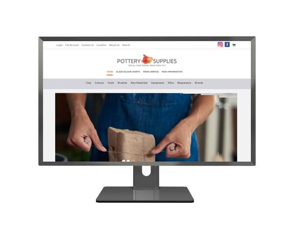 Pottery Supplies Online - ecommerce website