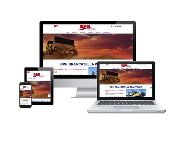 Brancatella Plant Hire Custom Web Design