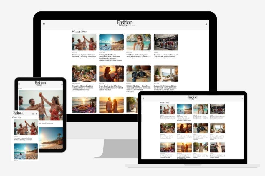 Fashion Weekly responsive web design