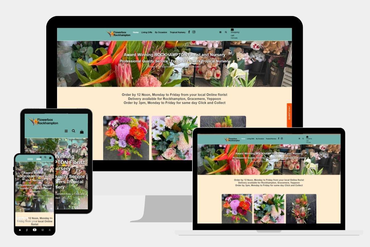 flowerbox responsive web design