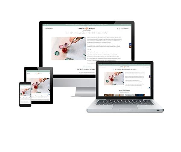 pottery responsive web design
