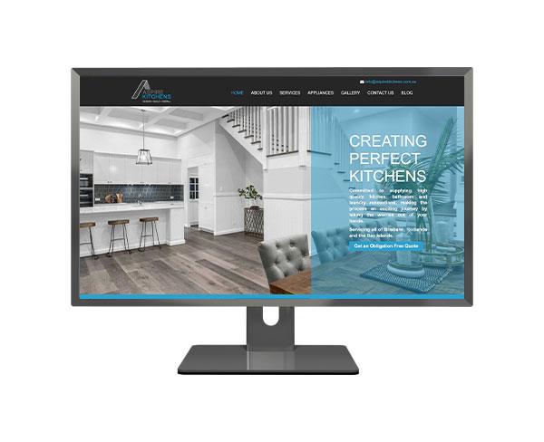Aspire Kitchens responsive web design