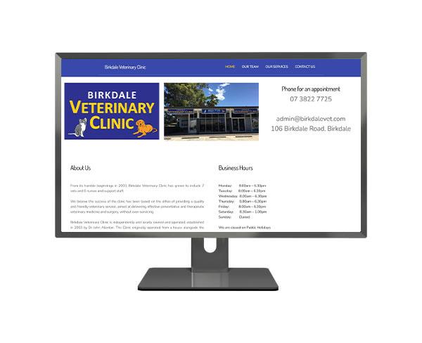 Birkdale Vet WebMatix Website Design