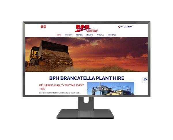BPH Brancatella Plant Hire Wordpress Design