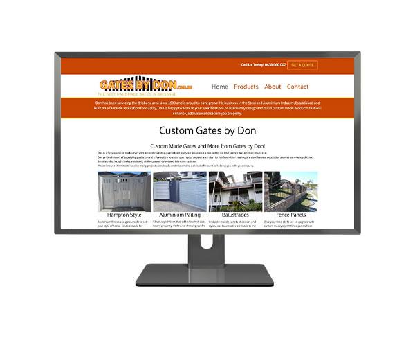 Gates By Don responsive web design