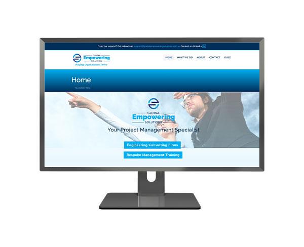 Global Empowering Solutions Wordpress Web Design