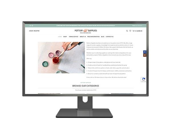 Pottery Supplies Online - ecommerce website
