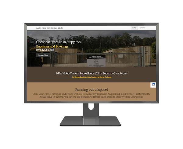 Storage Units Mobile Responsive Web Design
