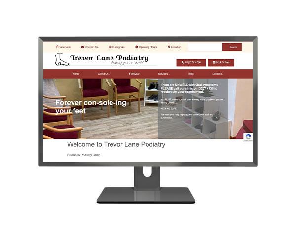 Trevor Lane Podiatry Website