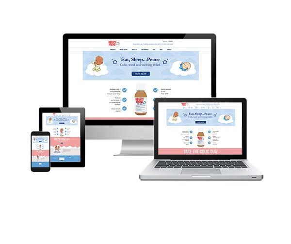 Infants Friend responsive web design