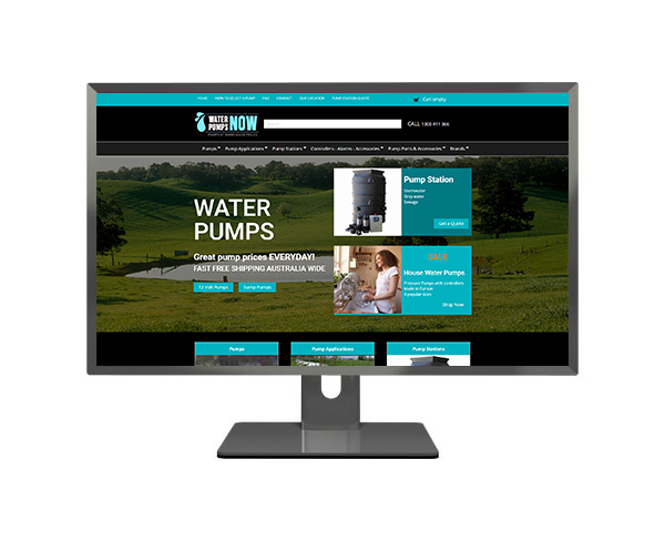 Water Pumps Now - Joomla Website Portfolio