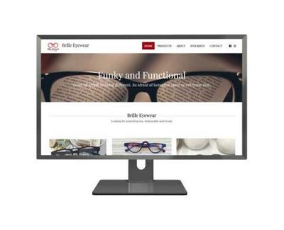 Brille Eyewear Mobile Responsive Web Design