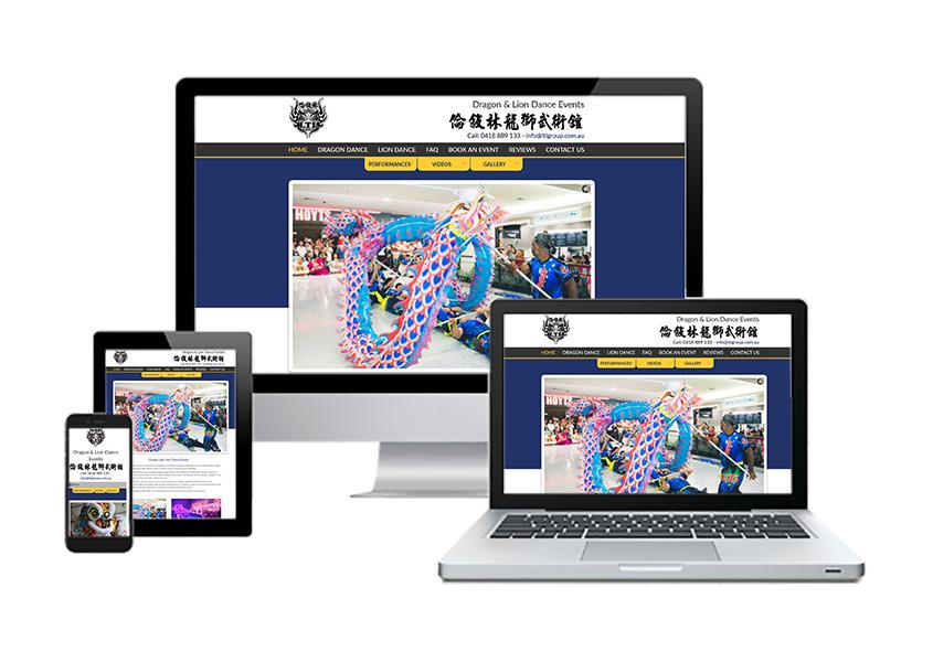 Dragon Dance Events Joomla Portfolio