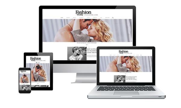 Fashion Weekly Custom Website Design