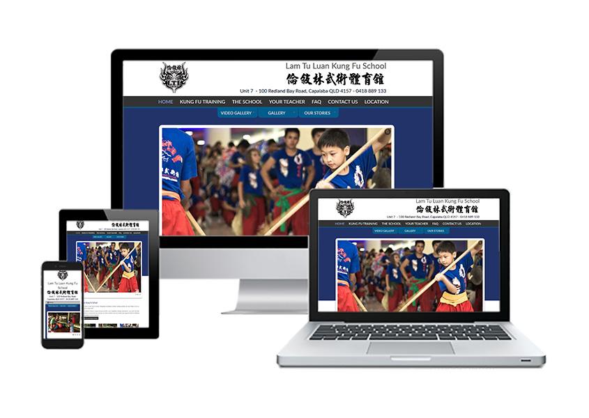 Kung Fu School Joomla Portfolio