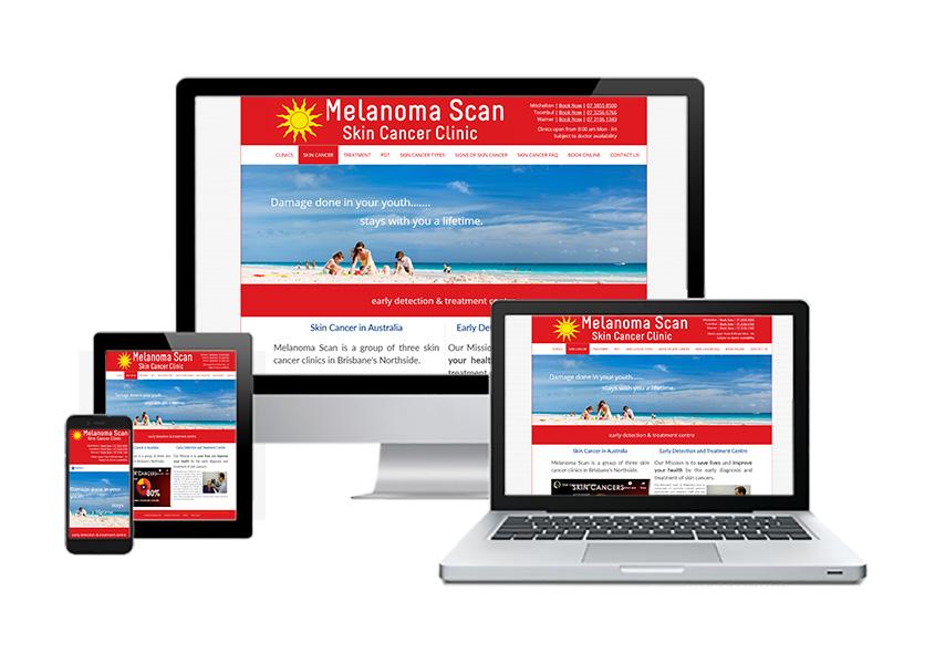 melanoma responsive web design