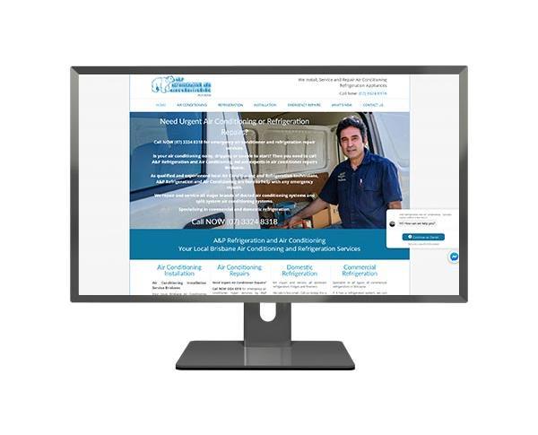 A & P Refrigeration Mobile Responsive Web Design