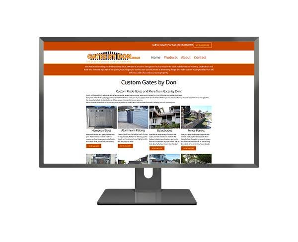Gates By Don responsive web design
