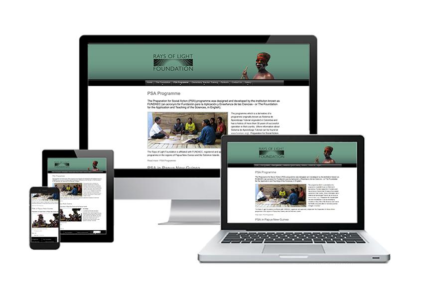 Rays of Light Joomla Portfolio