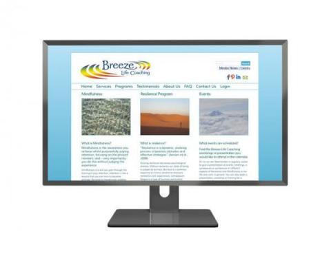 Breeze Life Coaching Joomla Portfolio