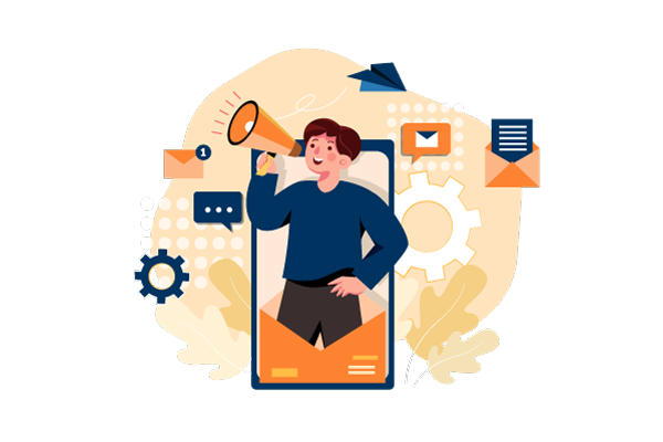 Email Marketing Illustration Concept05